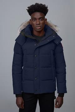 Chamarras Canada Goose Hombre Outlet - Wyndham Abrigos Azul Oscuro Marino YQ7085369
